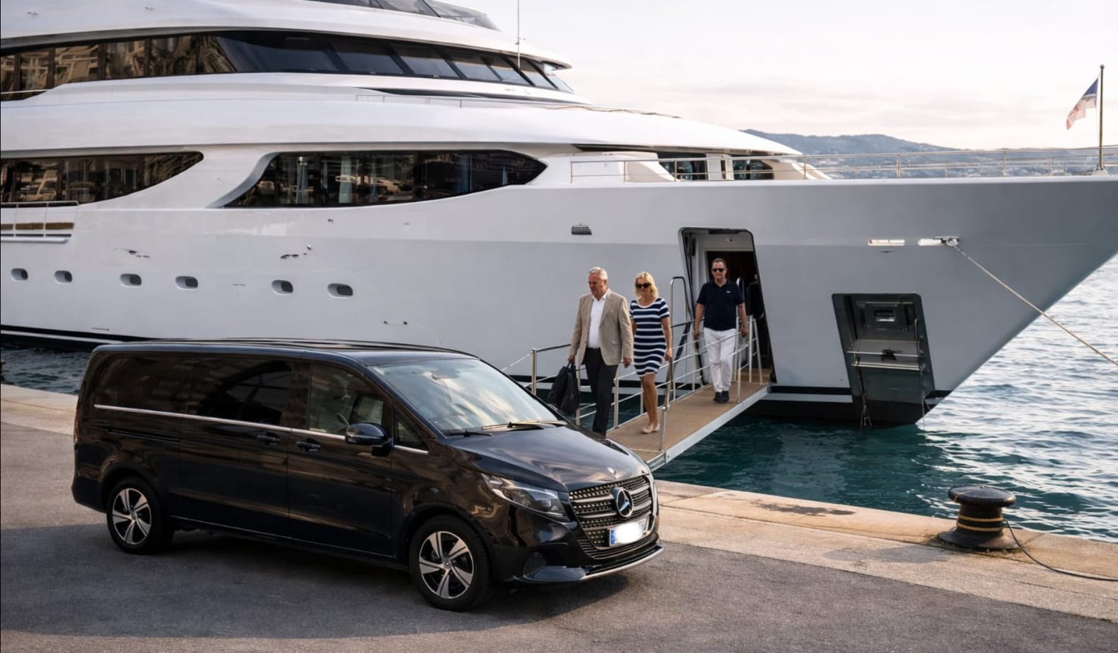 yacht Servizio di autista di lusso per yacht